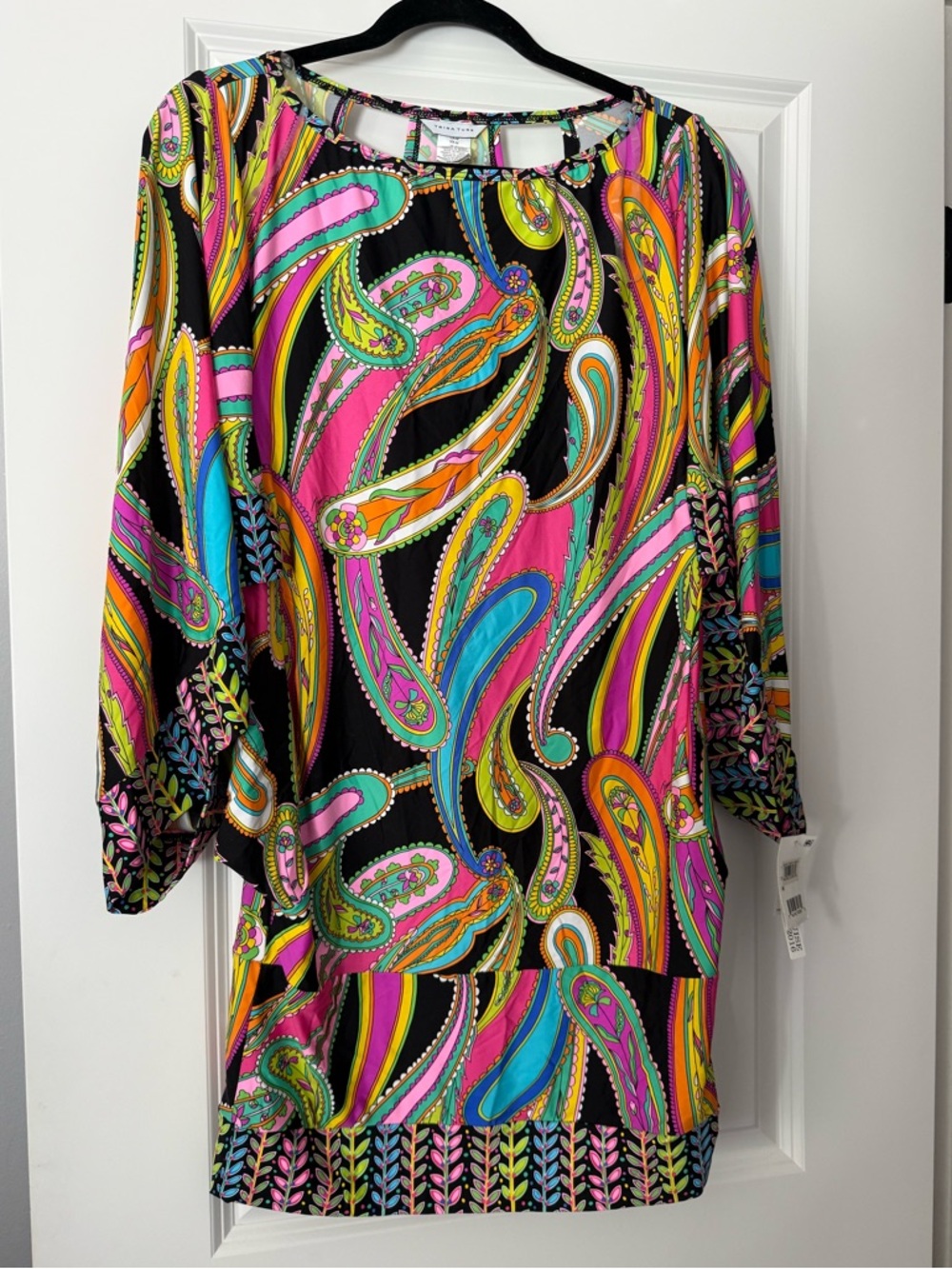 Trina Turk Garden Paisley Cover Up  Tunic